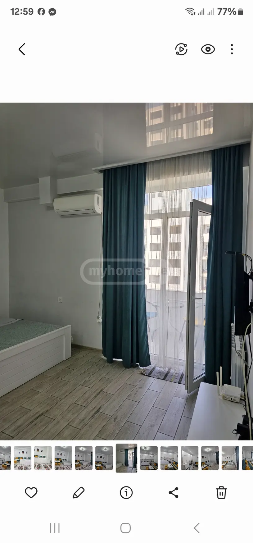 1 Room Apartment Daily Rent In Samgori view 7