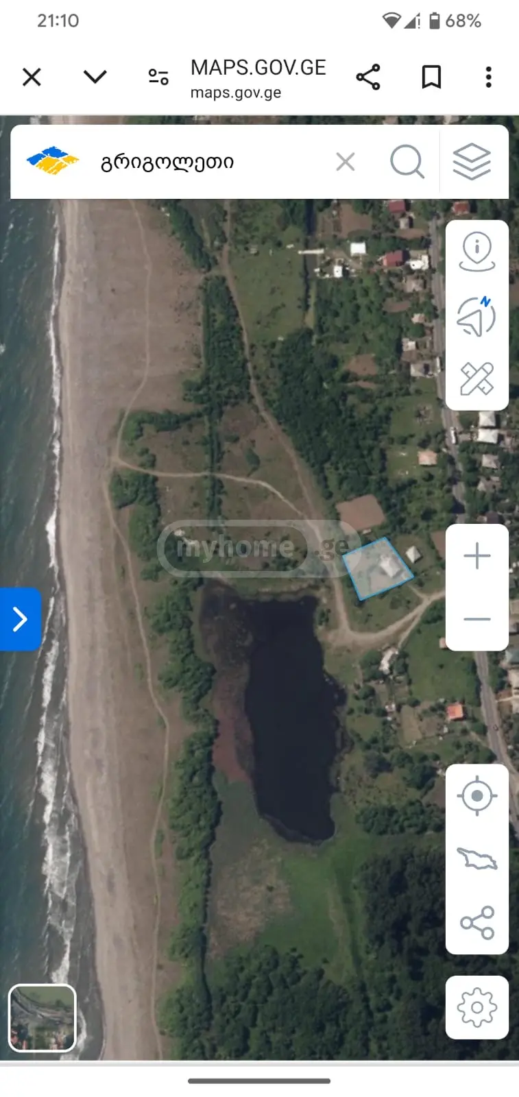 იყიდება Agricultural Plot In Grigoleti, In Lanchkhuti Municipalityში view 4