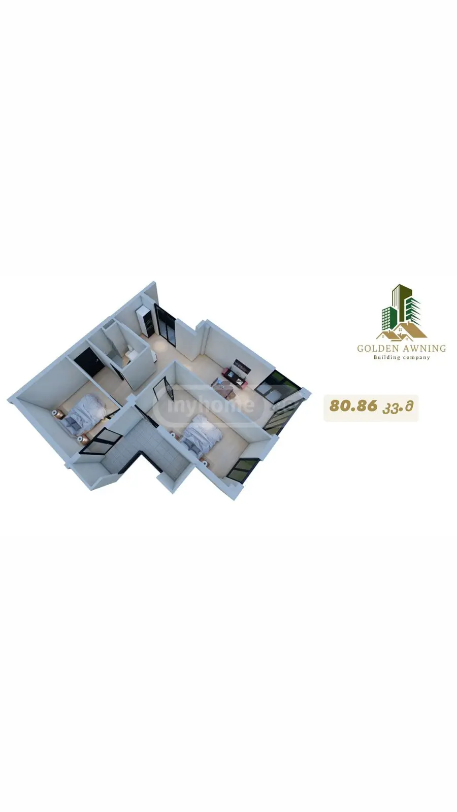 2 Room Apartment For Sale view 8