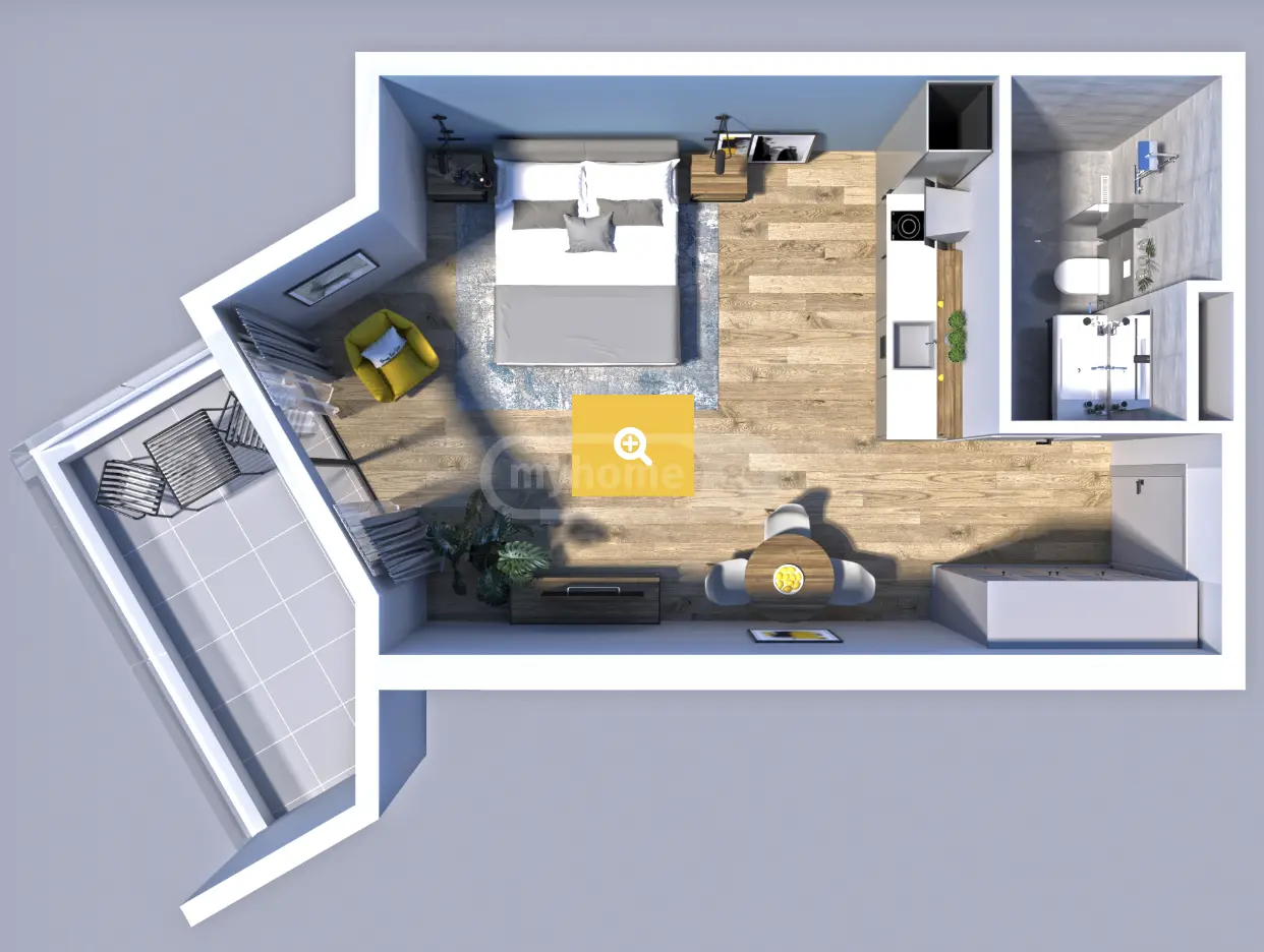 1 Room Apartment For Sale view 7
