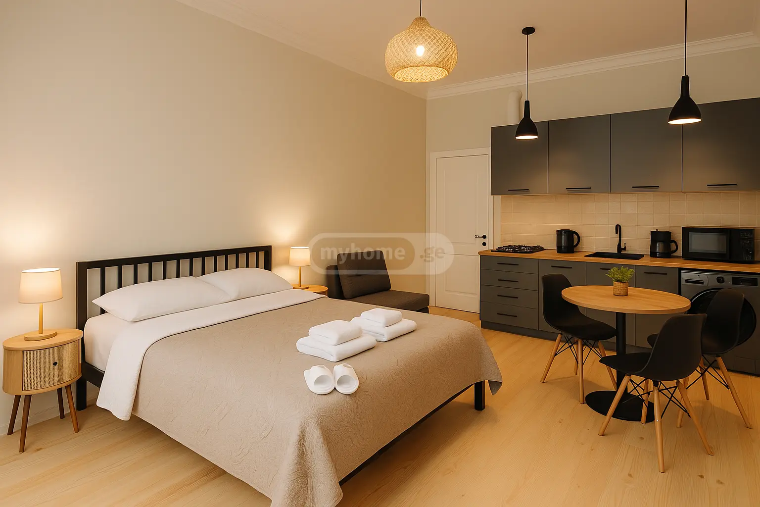 1 Room Apartment Daily Rent In Foti view 1