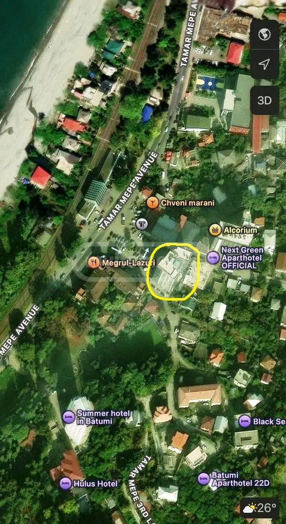 10+ Room Hotel For Sale In Makhinjauri, In Batumi view 12