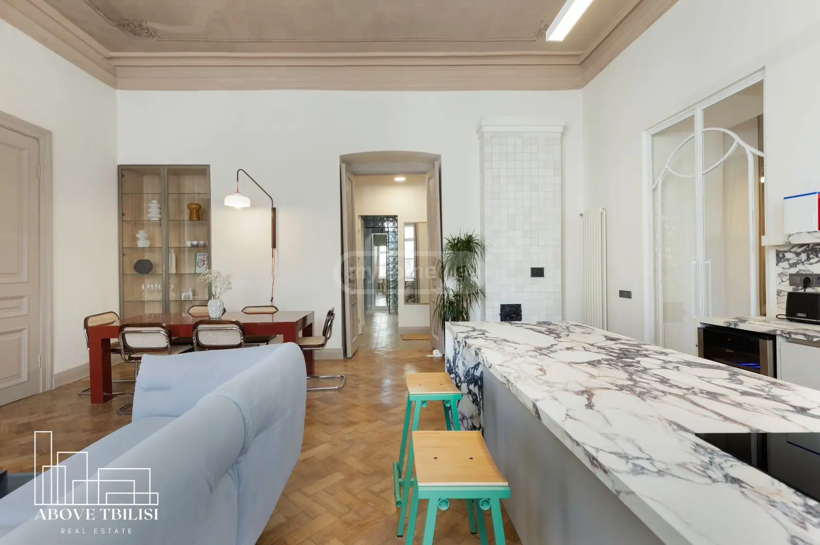 David Aghmashenebeli Ave, 55/1: 3-Room, 91.0 M² | Korter.Ge view 43