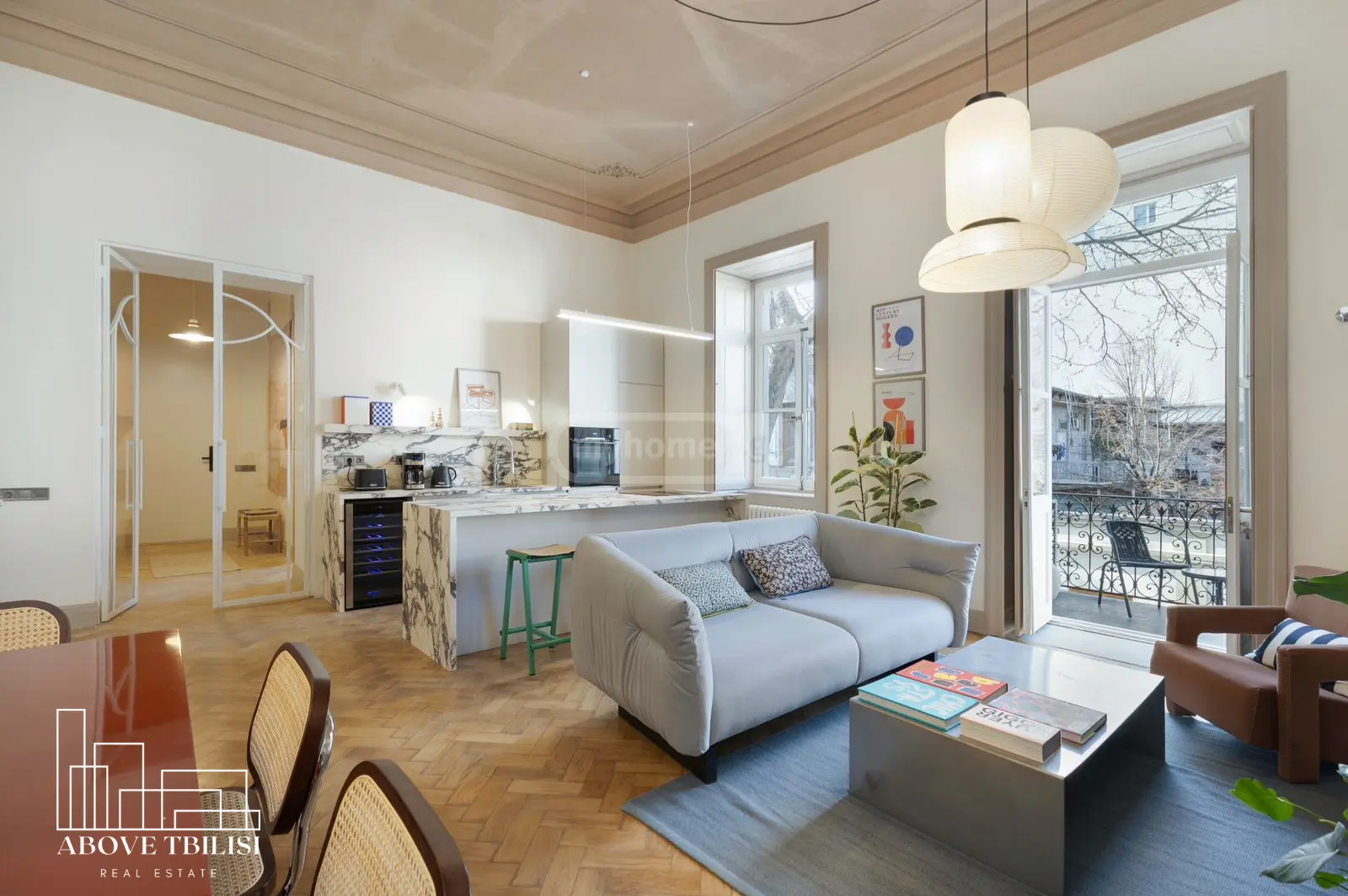 David Aghmashenebeli Ave, 55/1: 3-Room, 91.0 M² | Korter.Ge view 44