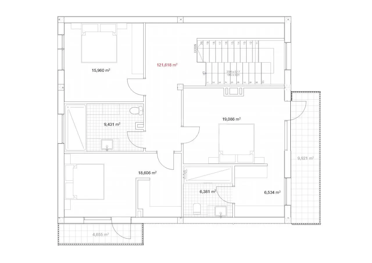 6 Room Private House For Sale view 8