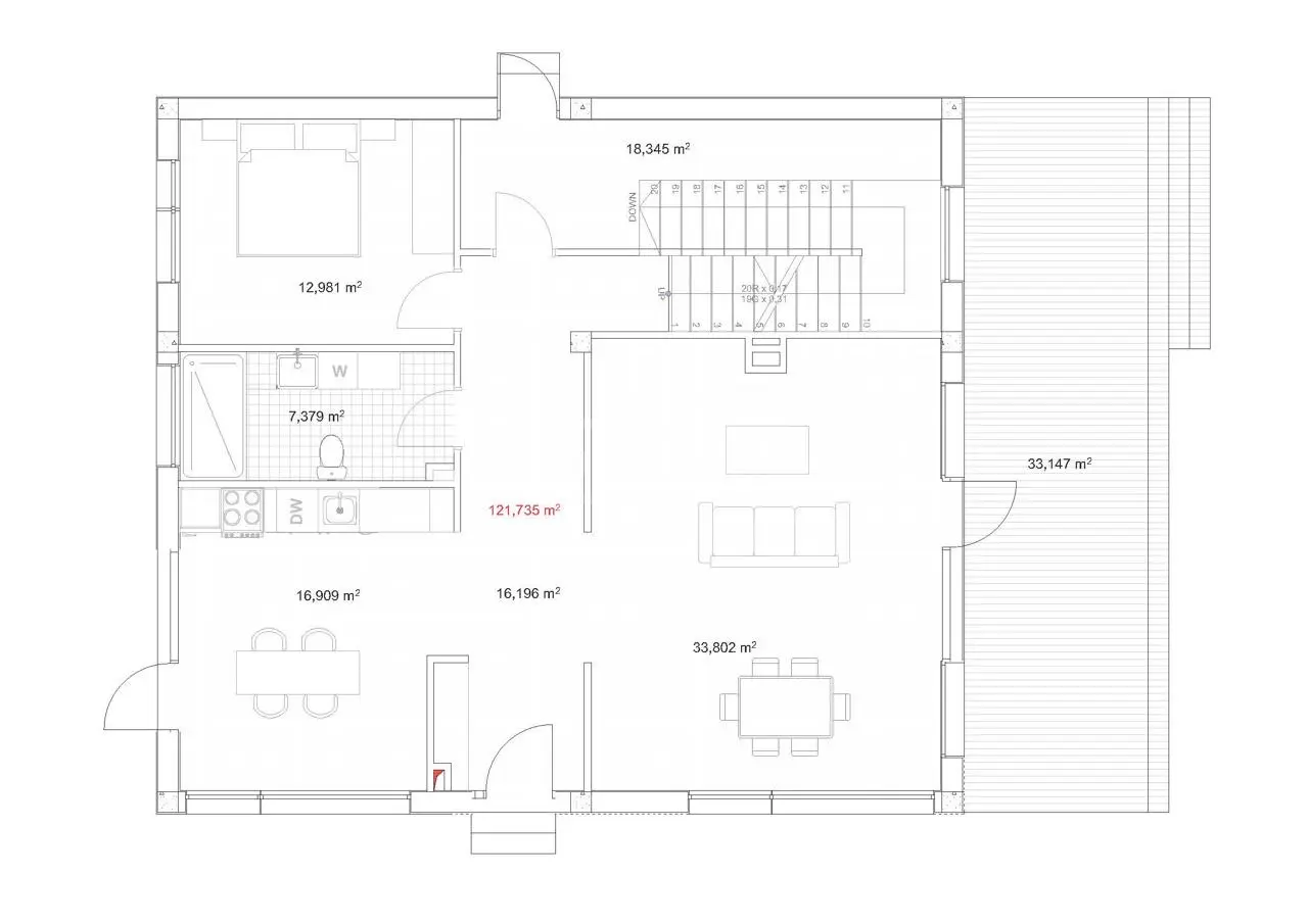 6 Room Private House For Sale view 7