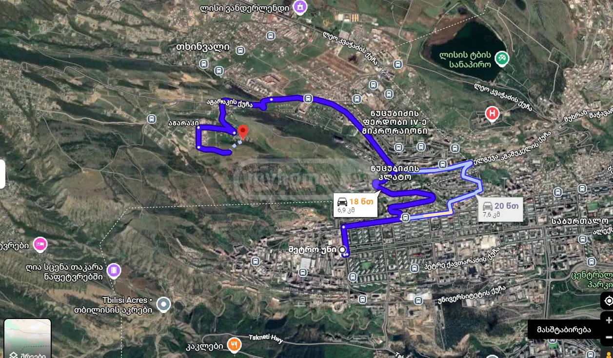 Agricultural Plot For Sale In Vake view 4