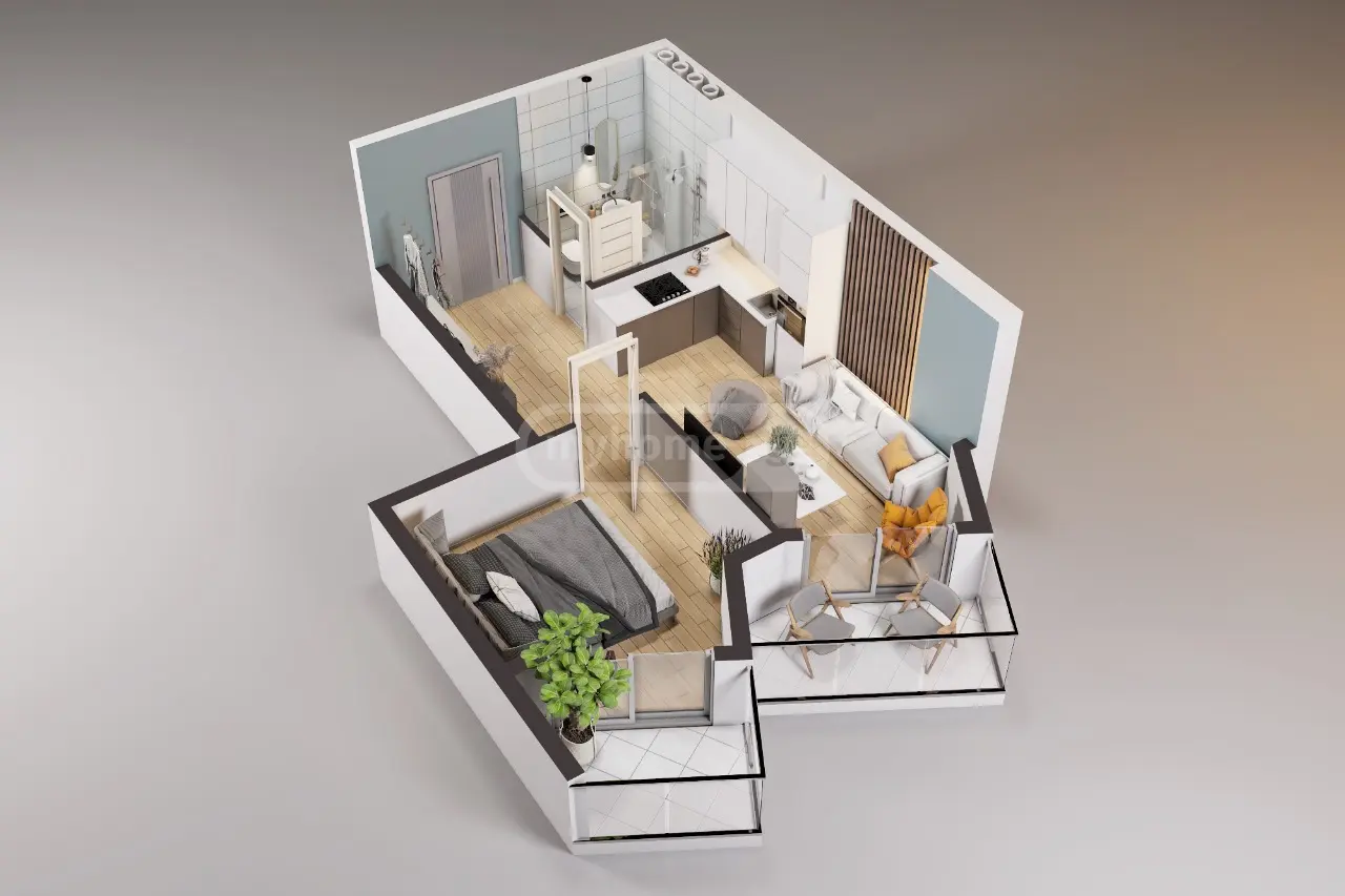 2 Room Apartment For Sale view 1