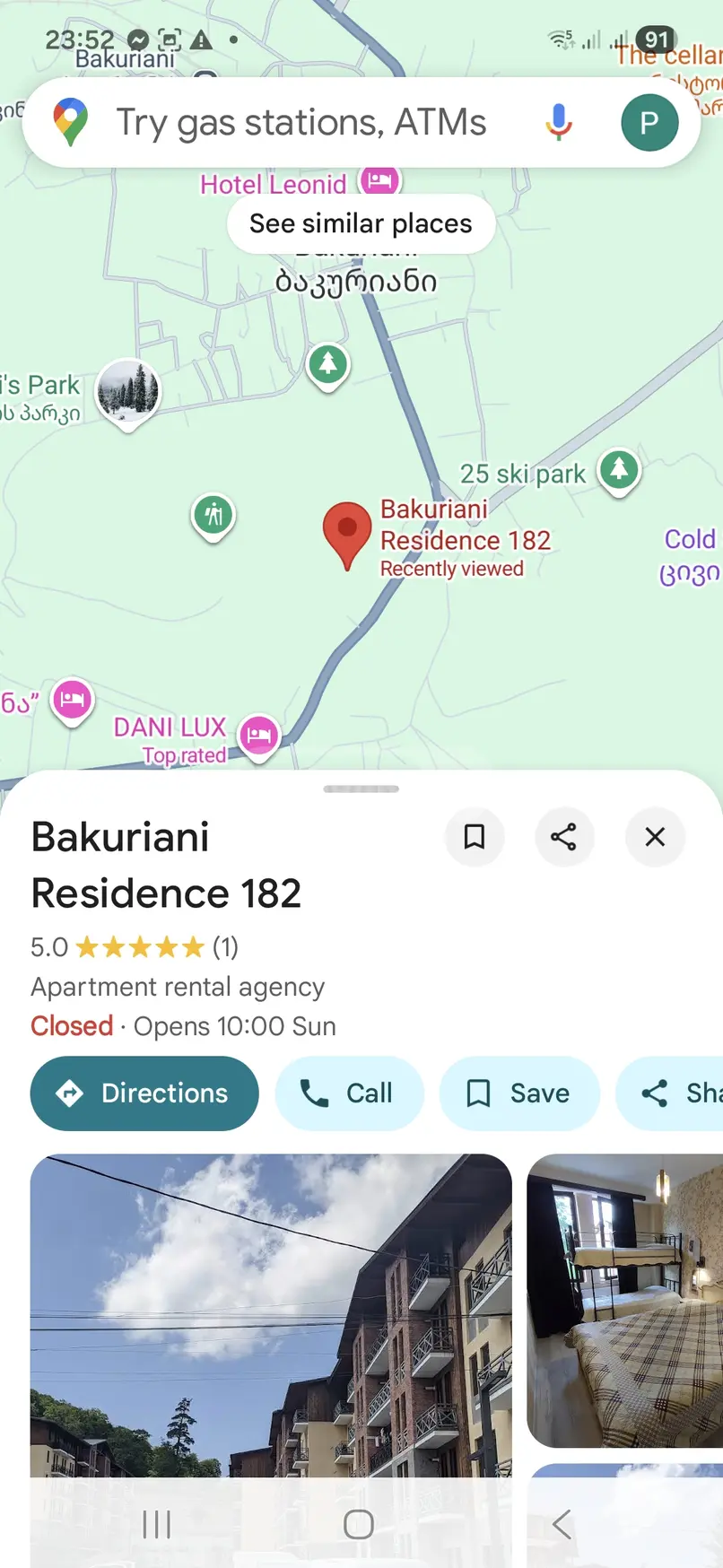 2 Room Apartment Daily Rent In Bakuriani view 12