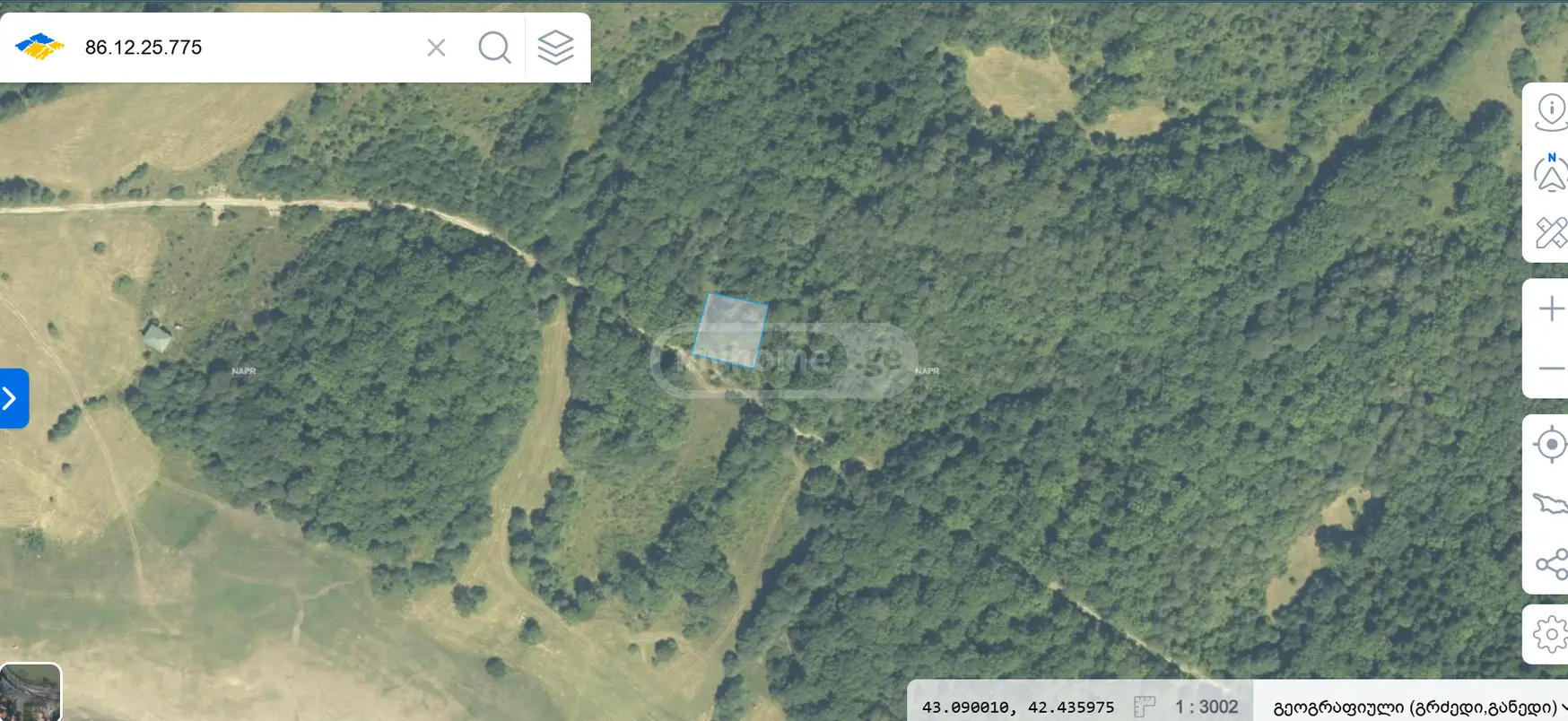 Agricultural Plot For Sale In Ambrolauri view 1