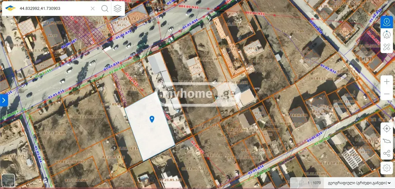 Non-Agricultural Plot For Sale In Nadzaladevi view 1
