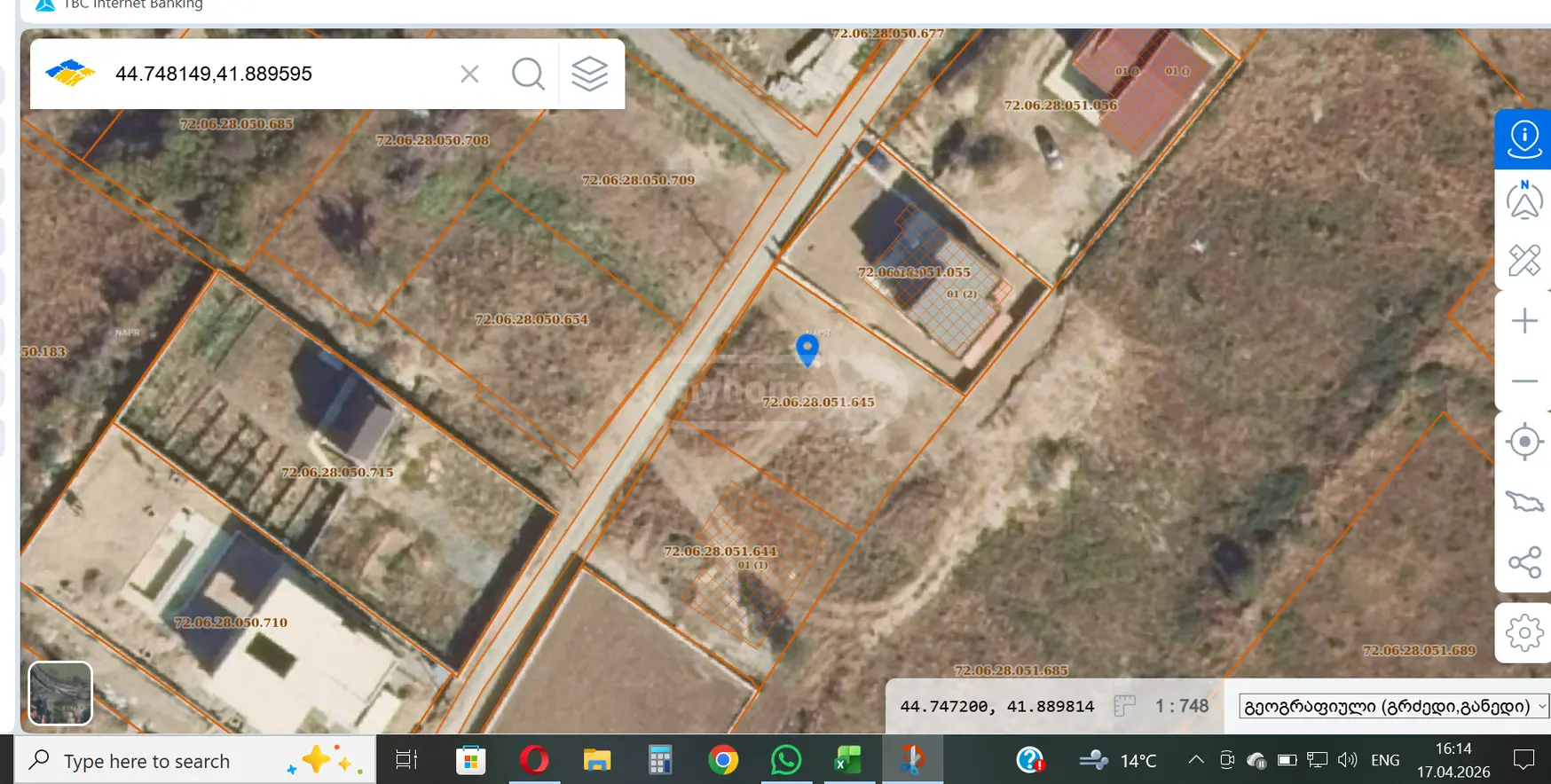 Agricultural Plot For Sale In Saguramo, In Mtskheta Municipality view 1