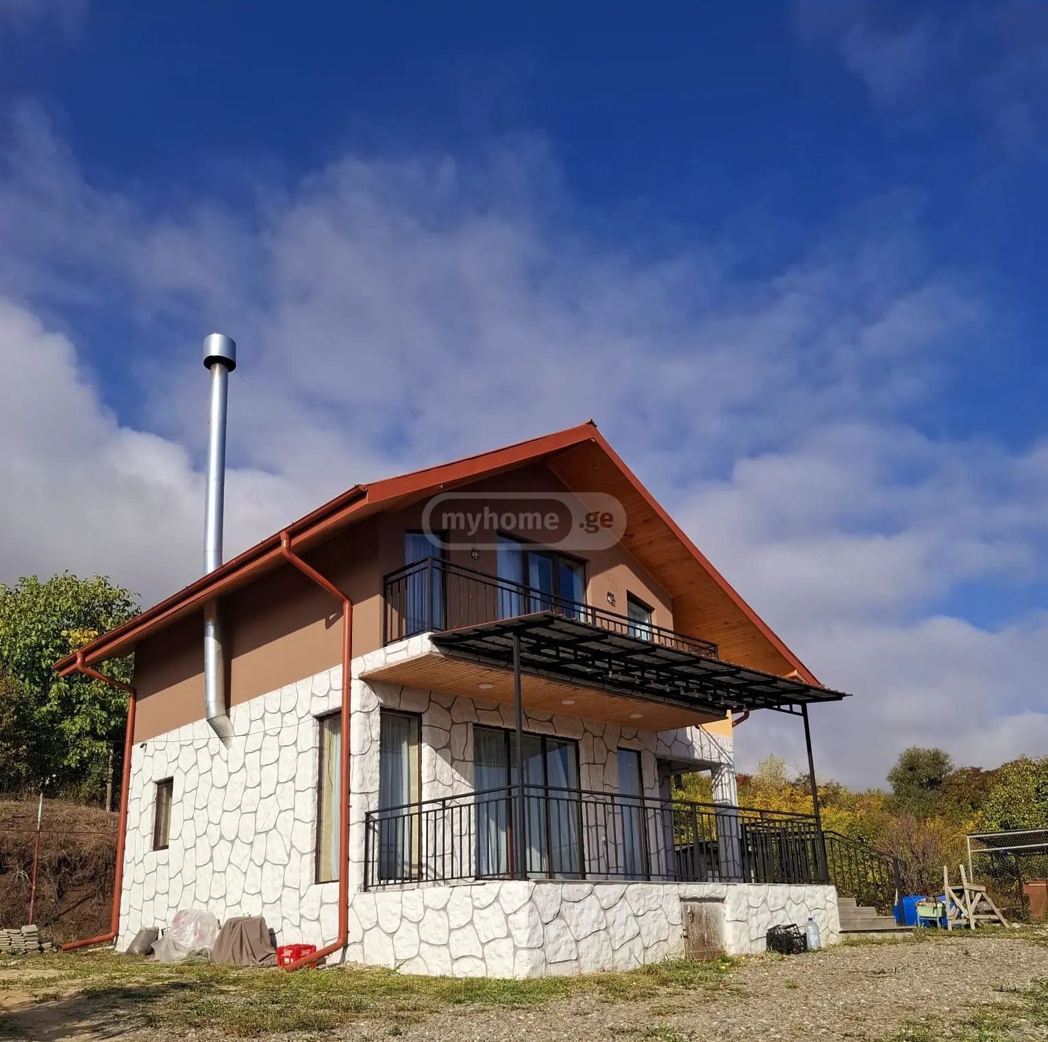4 Room Country House Daily Rent In Kavtiskhevi, In Kaspi Municipality view 1