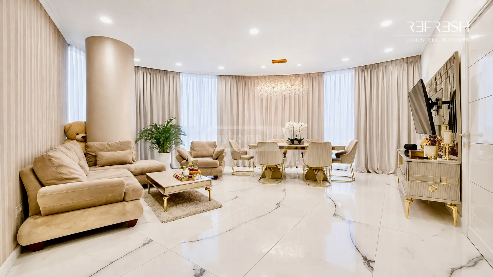 King David Residences: 4-Room, 123.11 M² | Korter.Ge view 21