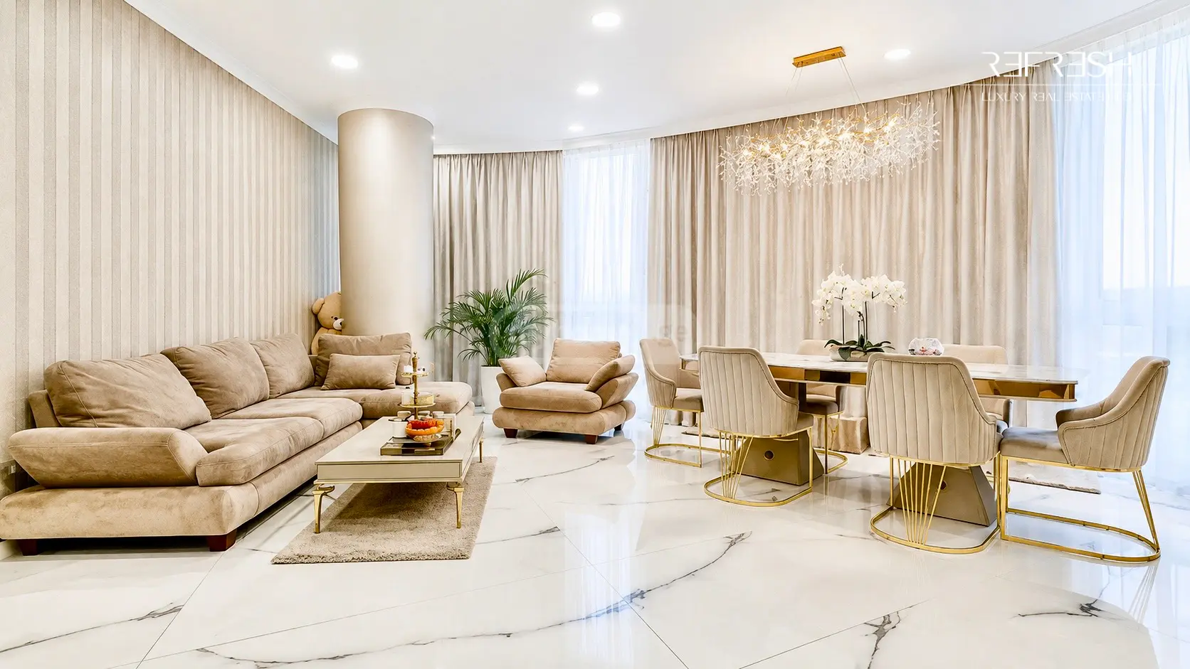 King David Residences: 4-Room, 123.11 M² | Korter.Ge view 20