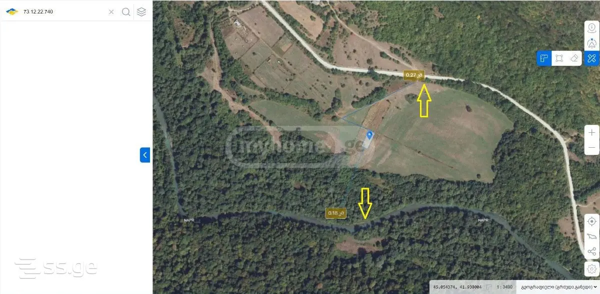 Agricultural Plot For Sale In Tianeti, In Tianeti Municipality view 1