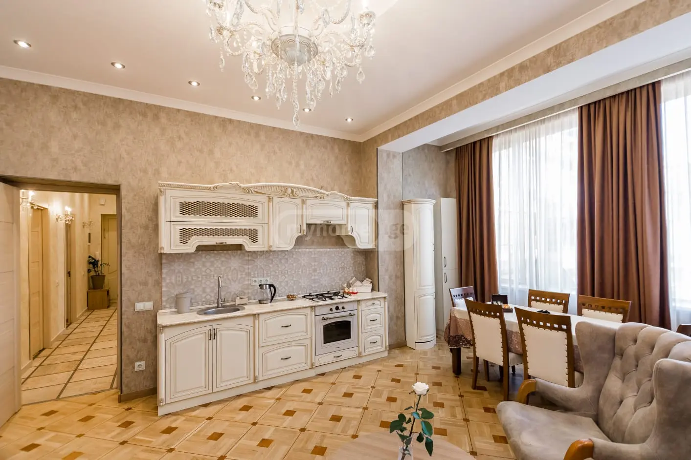 David Aghmashenebeli Ave, 86/1: 5-Room, 134.0 M² | Korter.Ge view 31
