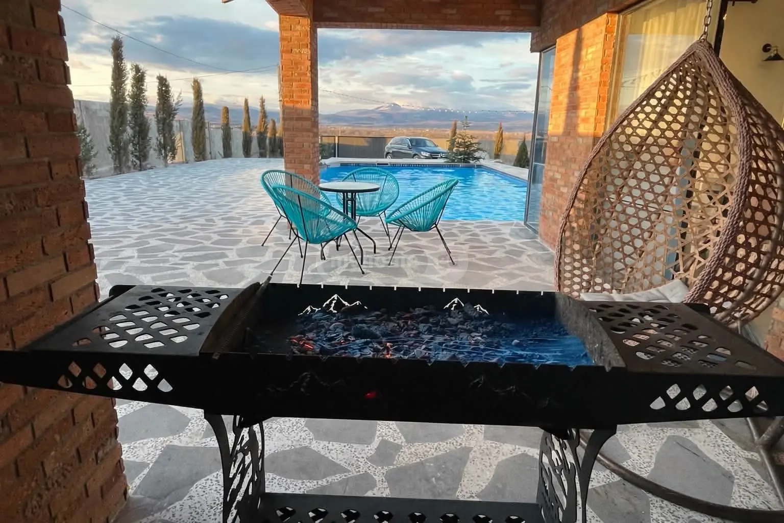 4 Room Country House Daily Rent In Bazaleti, In Dusheti Municipality view 5