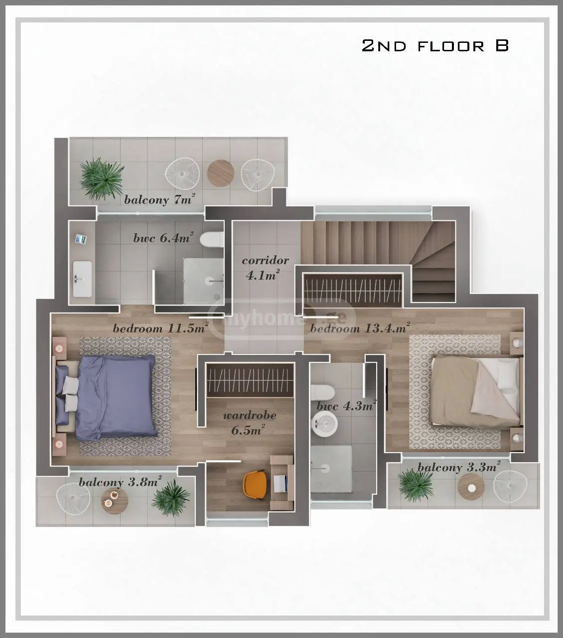 3 Room Private House For Sale view 9