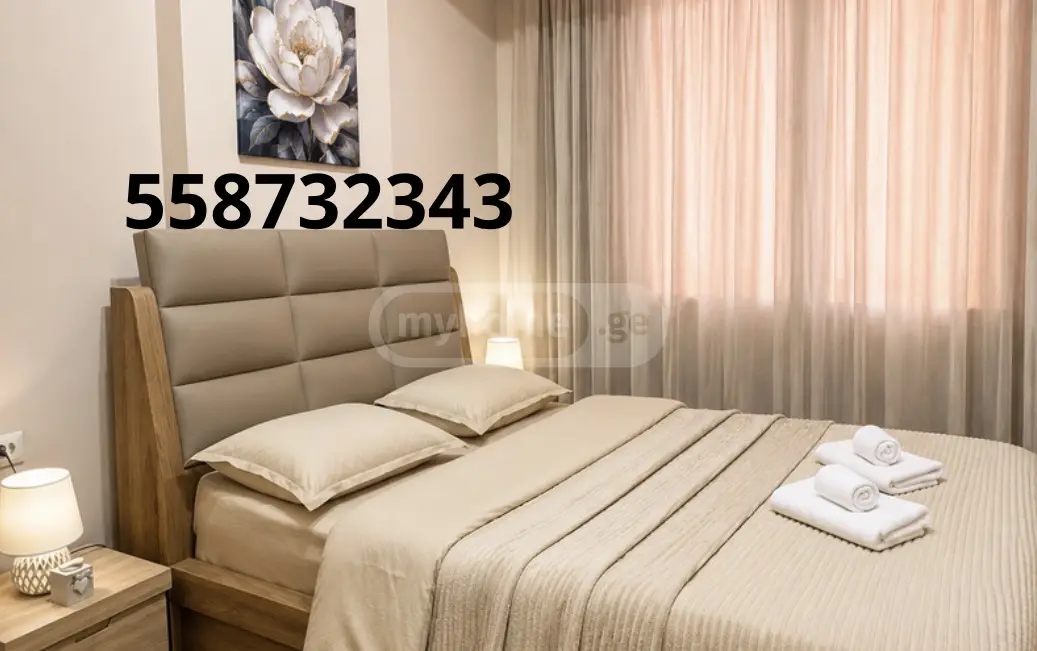 2 Room Apartment Daily Rent In Gldani view 3