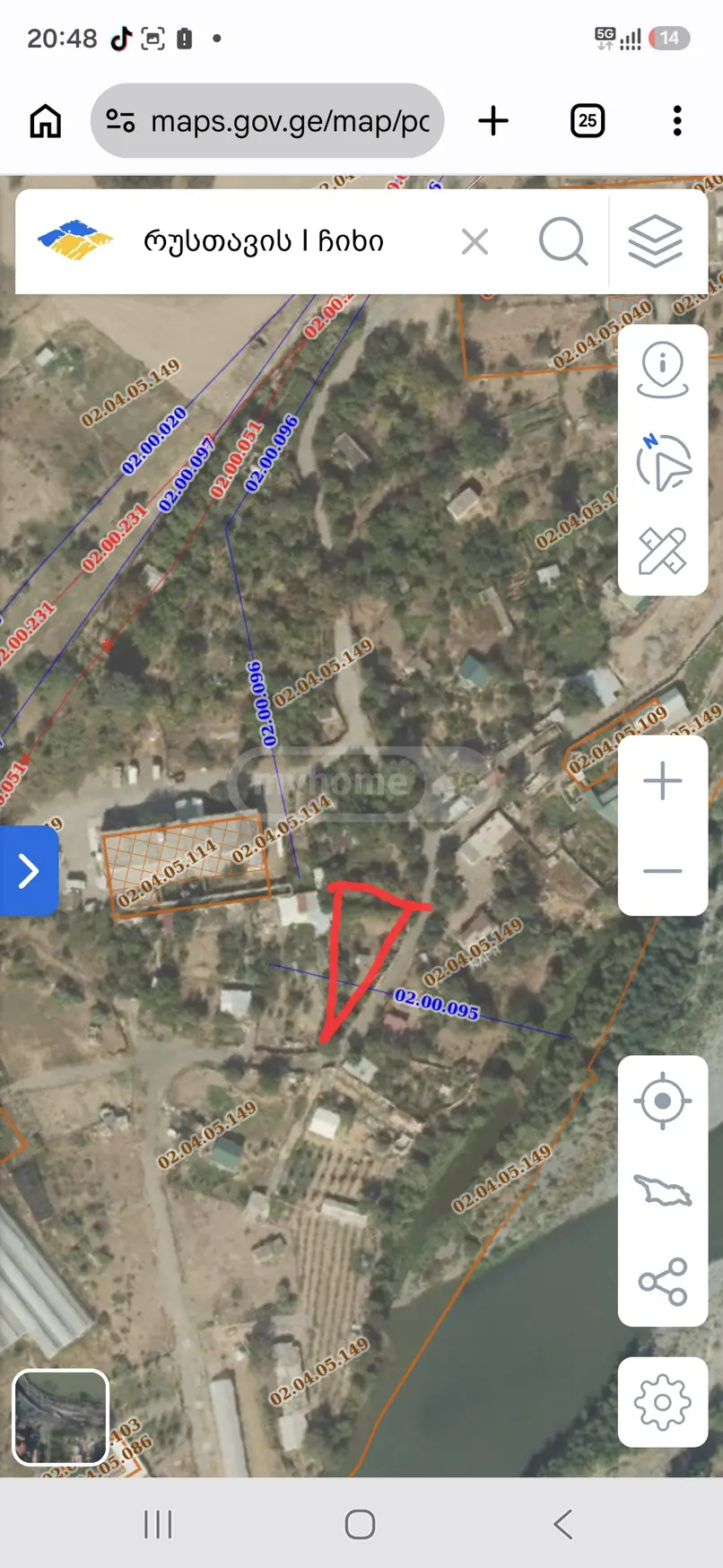 Special Plot For Sale In Rustavi view 12