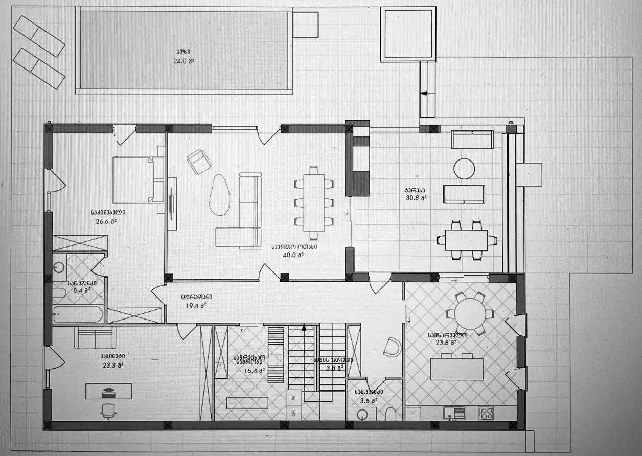 8 Room Private House For Sale view 15