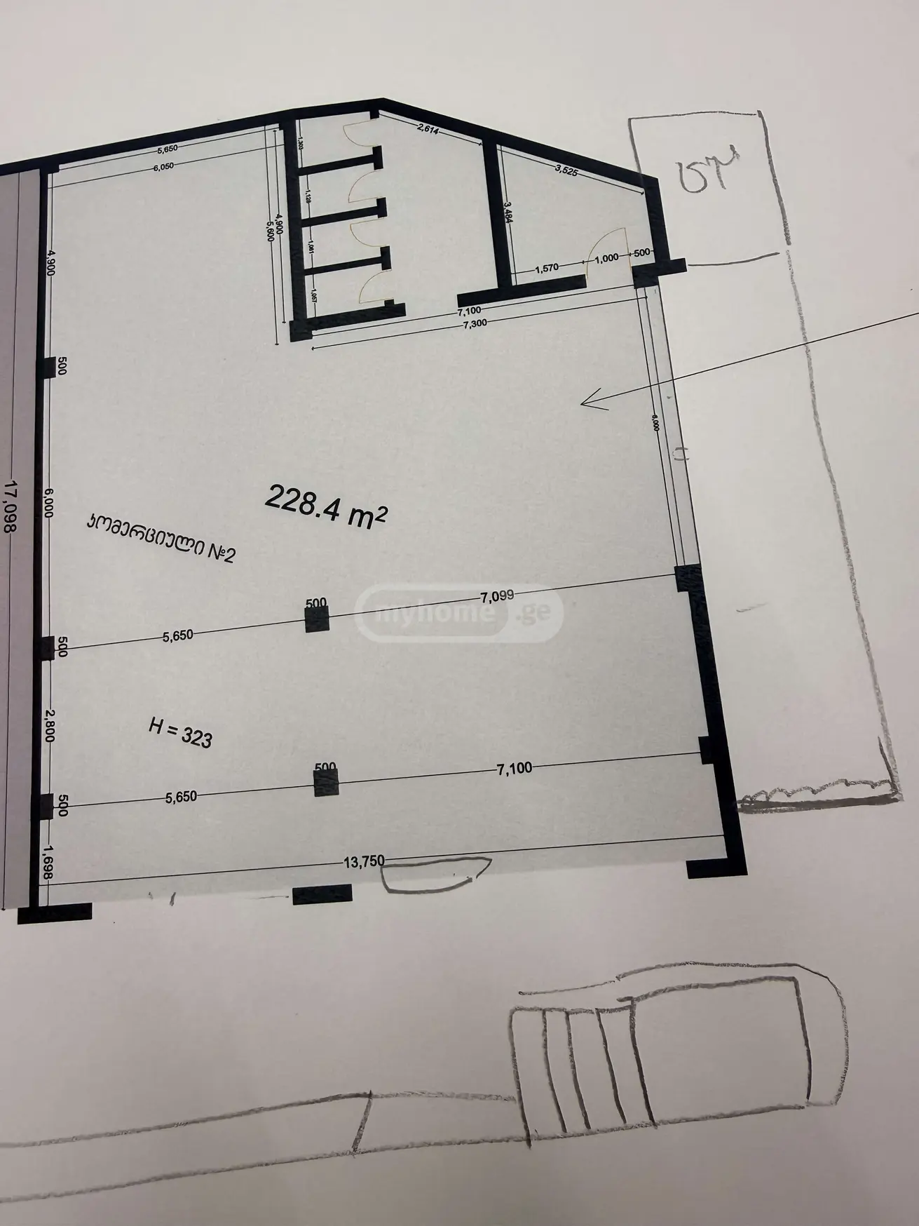 Food Object Commercial Area For Rent In Sololaki view 5