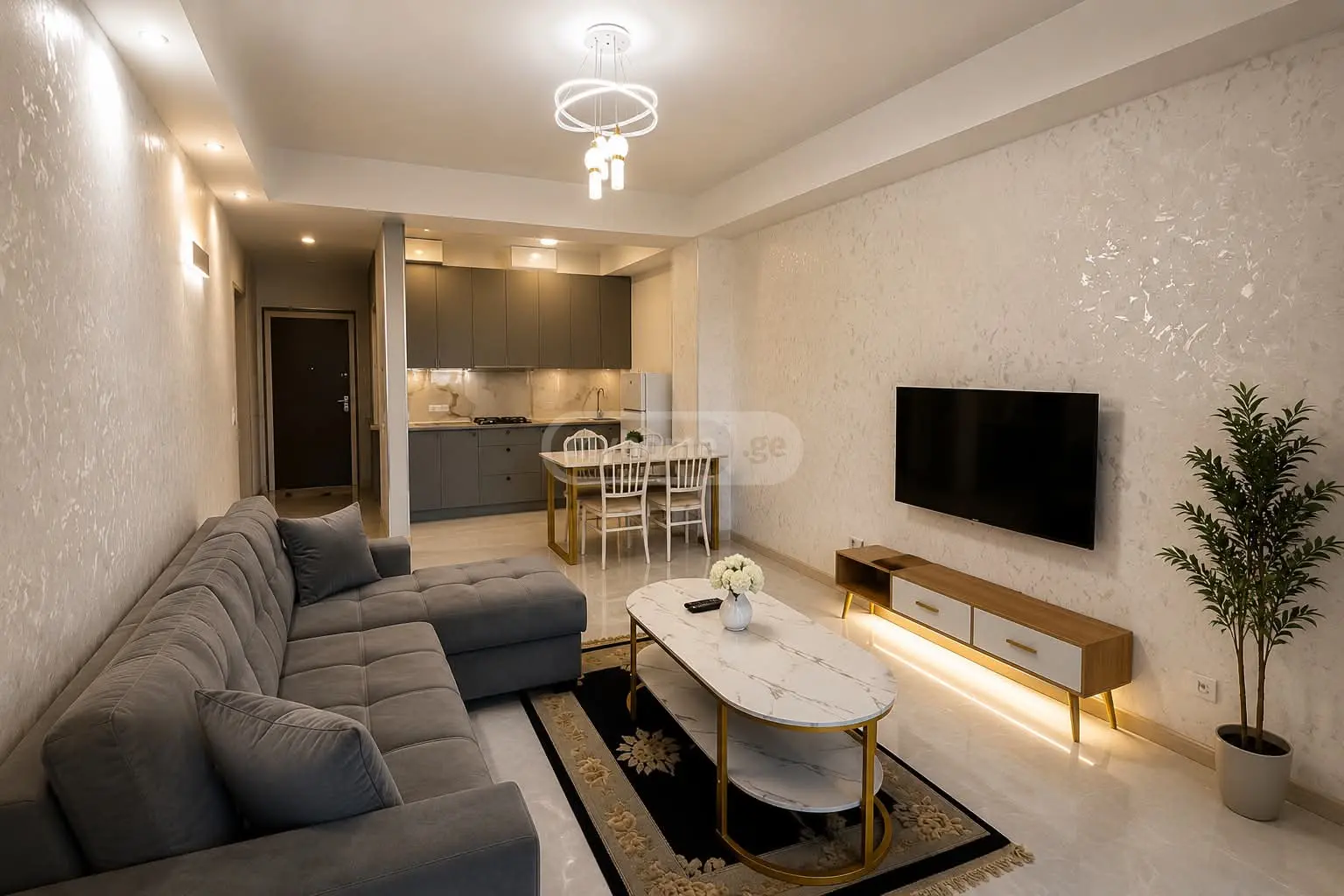 2 Room Apartment Daily Rent In Gldani view 1