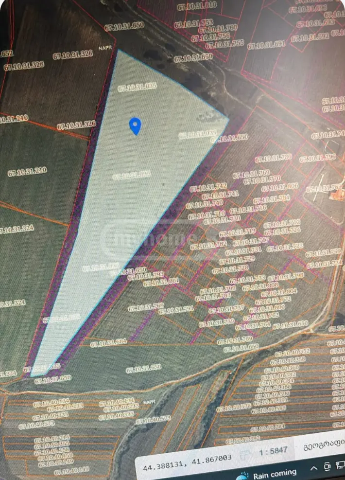 იყიდება Agricultural Plot In Kaspiში view 1