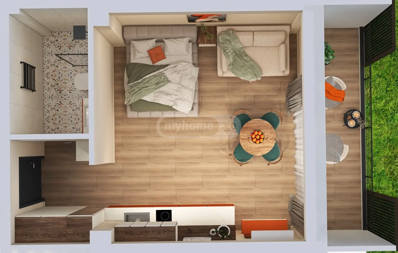1 Room Apartment For Sale view 6