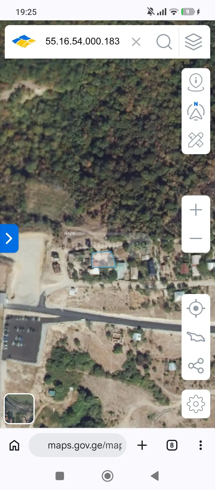 იყიდება Non-Agricultural Plot In Mukhrovani, In Sagarejo Municipalityში view 1