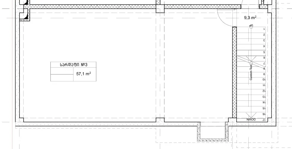 Basement Commercial Area For Sale In Tbilisi view 2
