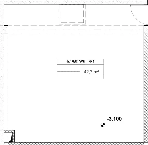 Basement Commercial Area For Sale In Tbilisi view 2