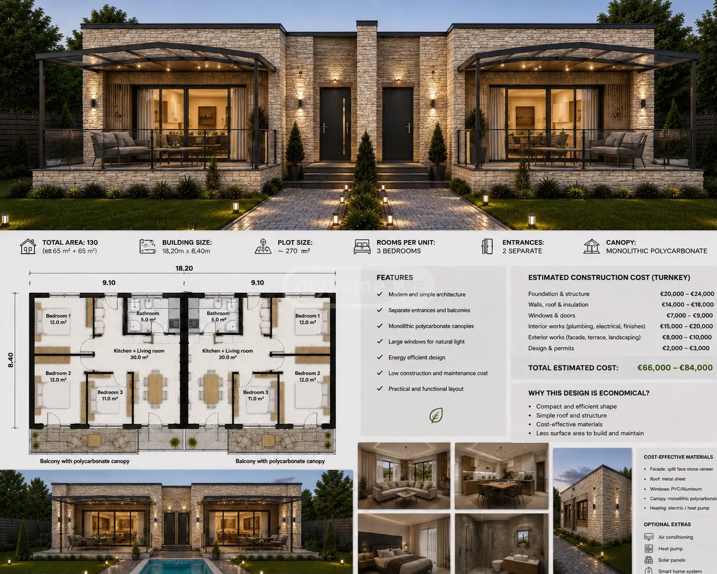 3 Room Private House For Sale view 6