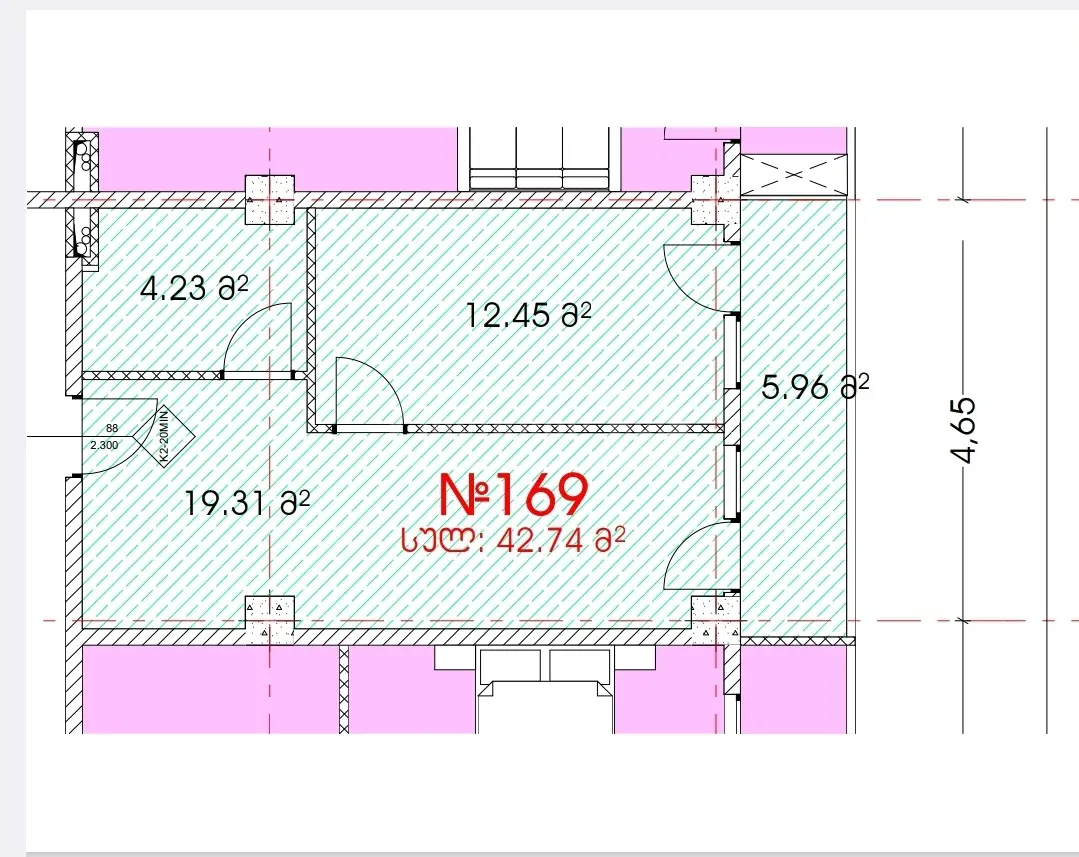 3 Room Apartment For Sale view 2