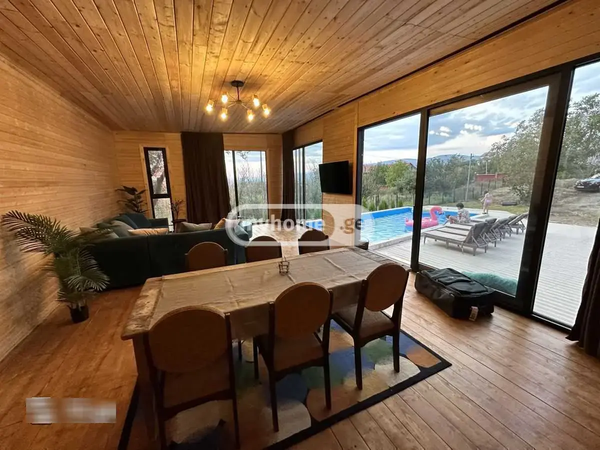 5 Room Private House Daily Rent In Verona, In Sagarejo Municipality view 4