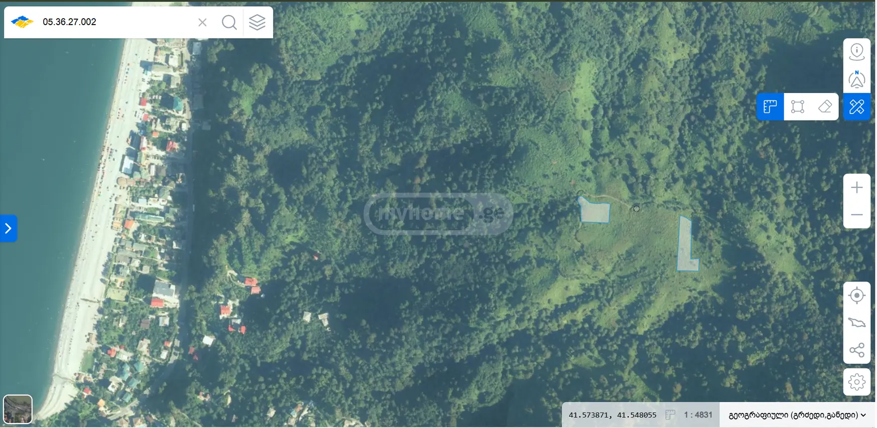 Non-Agricultural Plot For Sale In Kvariati, In Khelvachauri Municipality view 1