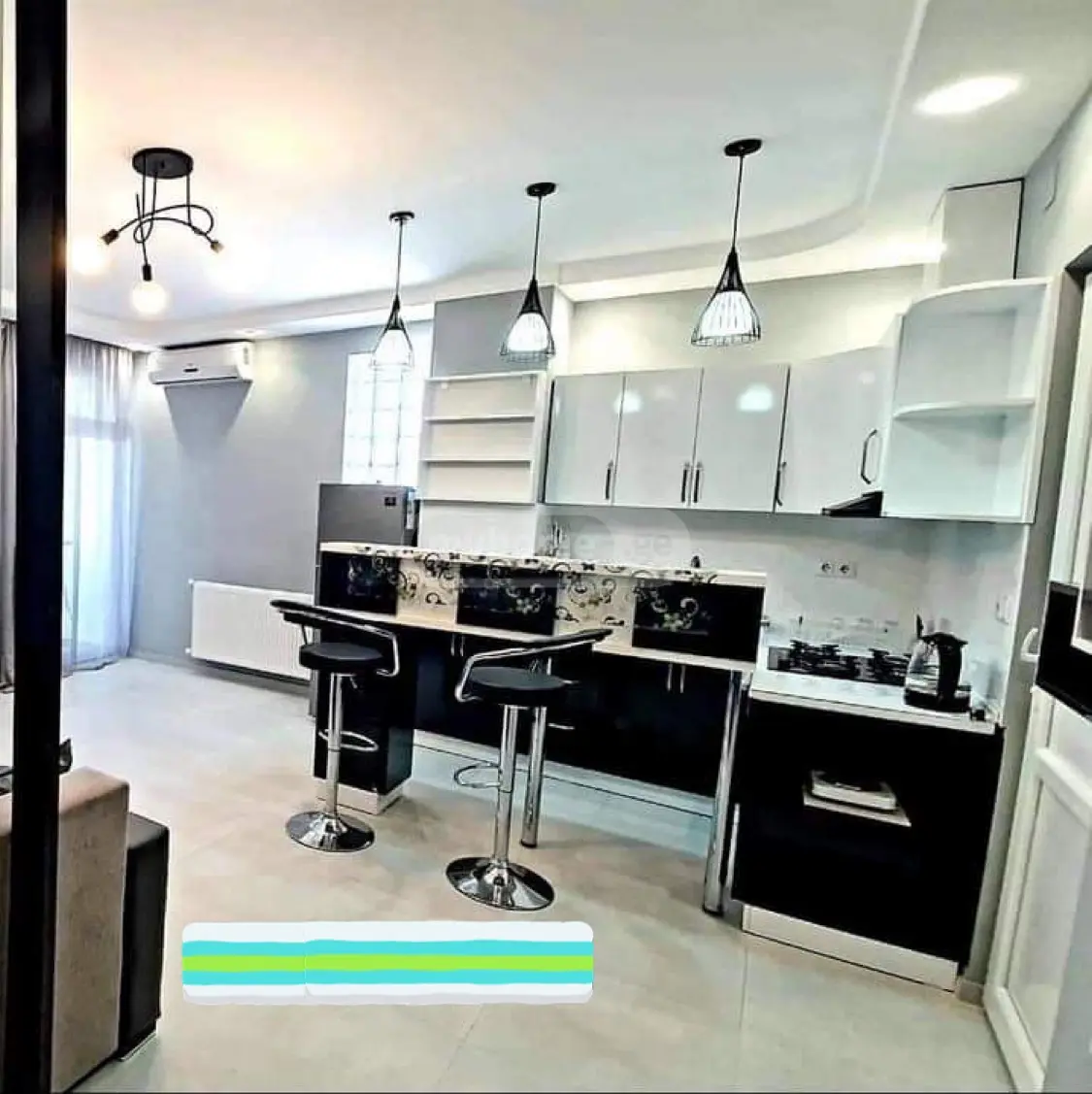 3 Room Apartment For Rent In Old Batumi District, In Batumi view 2