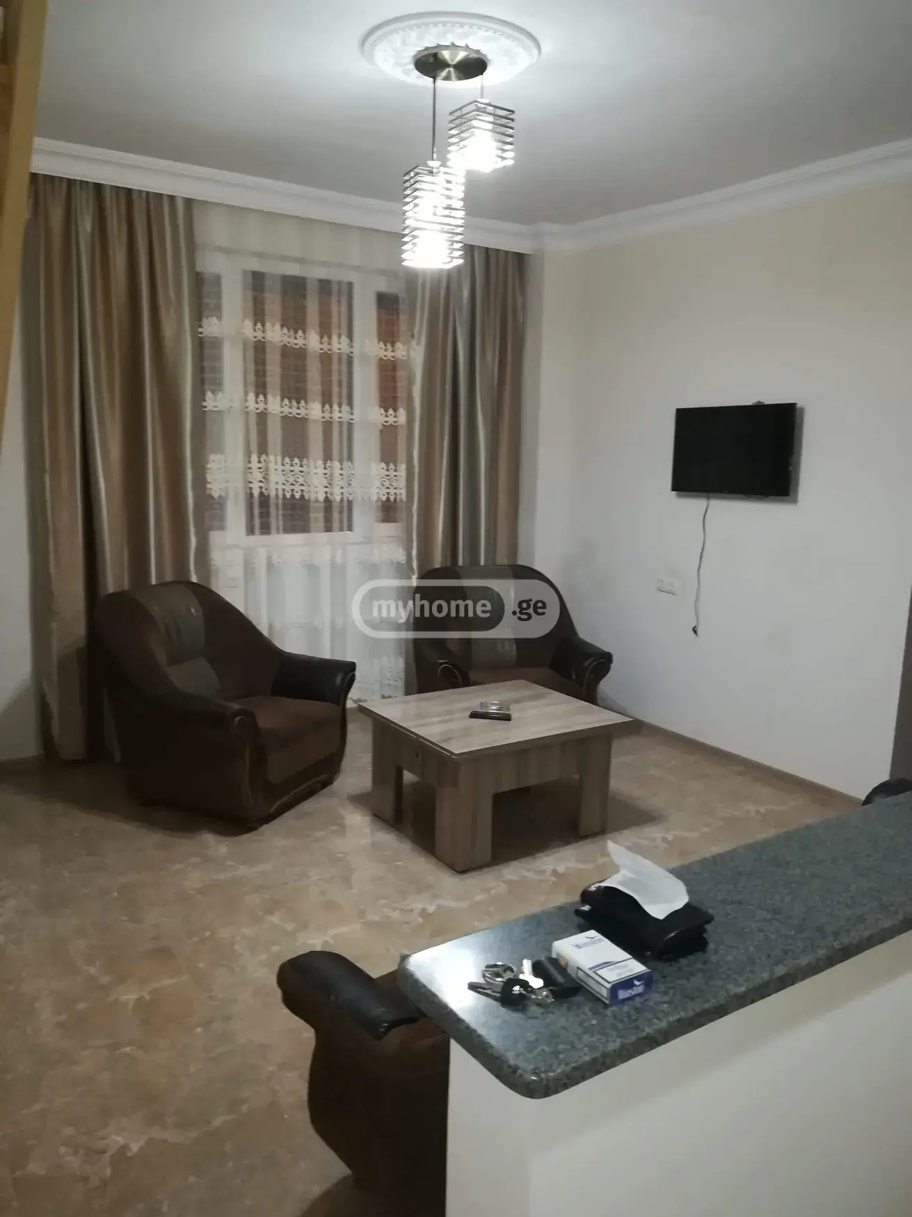 2 Room Apartment For Rent In Kakhabri District, In Batumi view 1