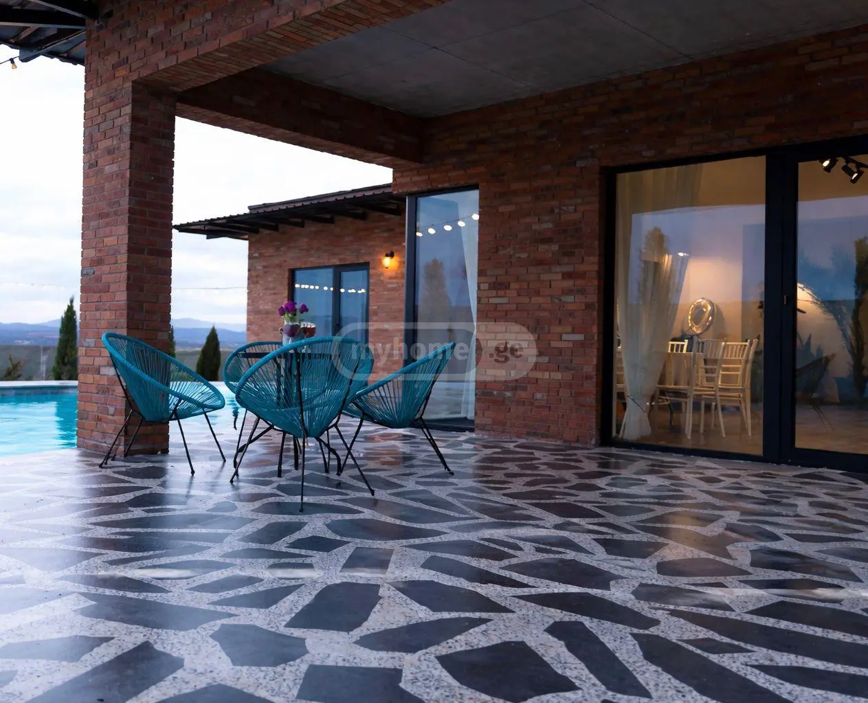 5 Room Private House Daily Rent In Bazaleti, In Dusheti Municipality view 5