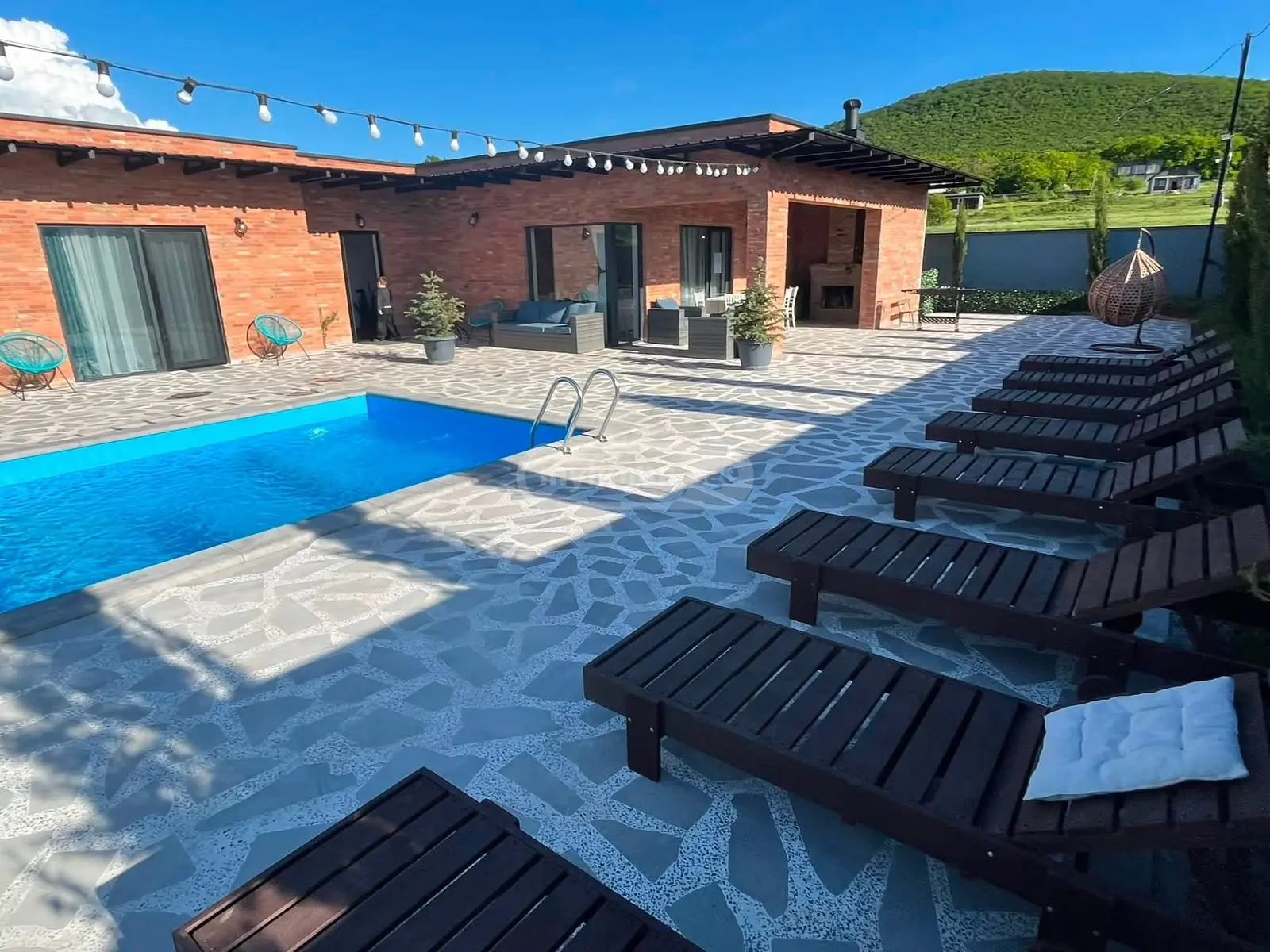 5 Room Private House Daily Rent In Bazaleti, In Dusheti Municipality view 15