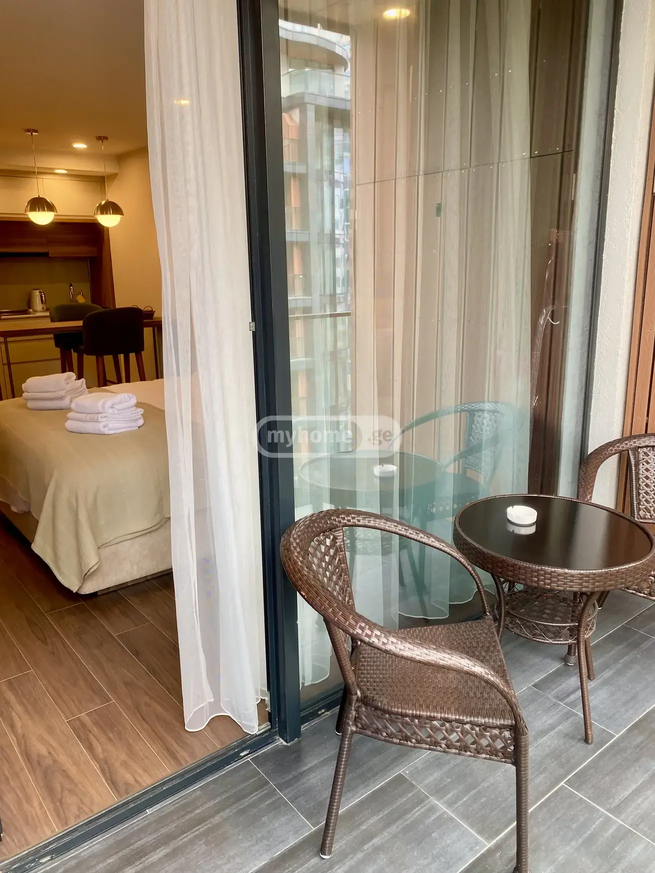 1 Room Apartment For Rent Aeroportis Ubani, In Batumi view 6