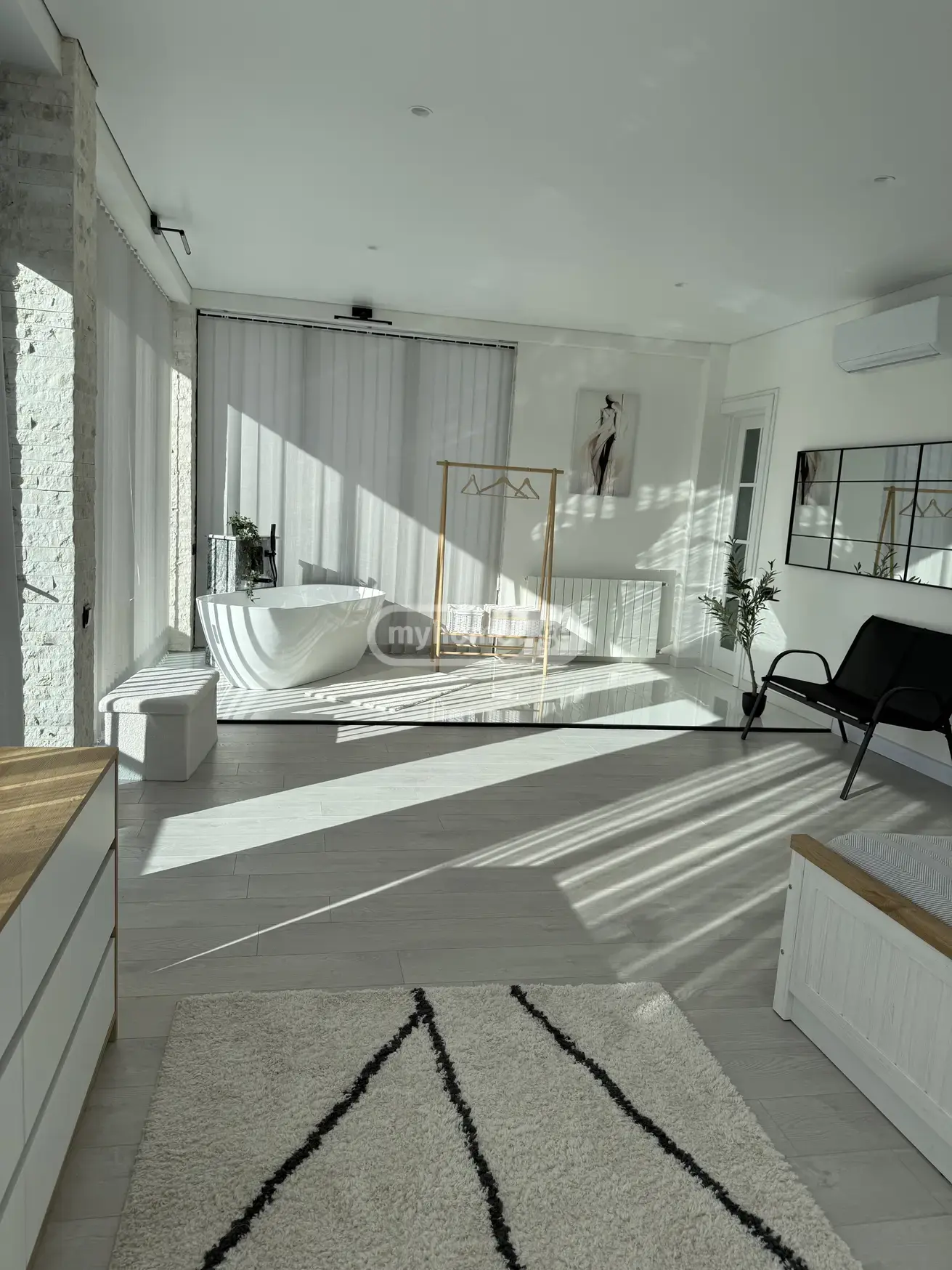 3 Room Private House For Rent In Kakhabri District, In Batumi view 8
