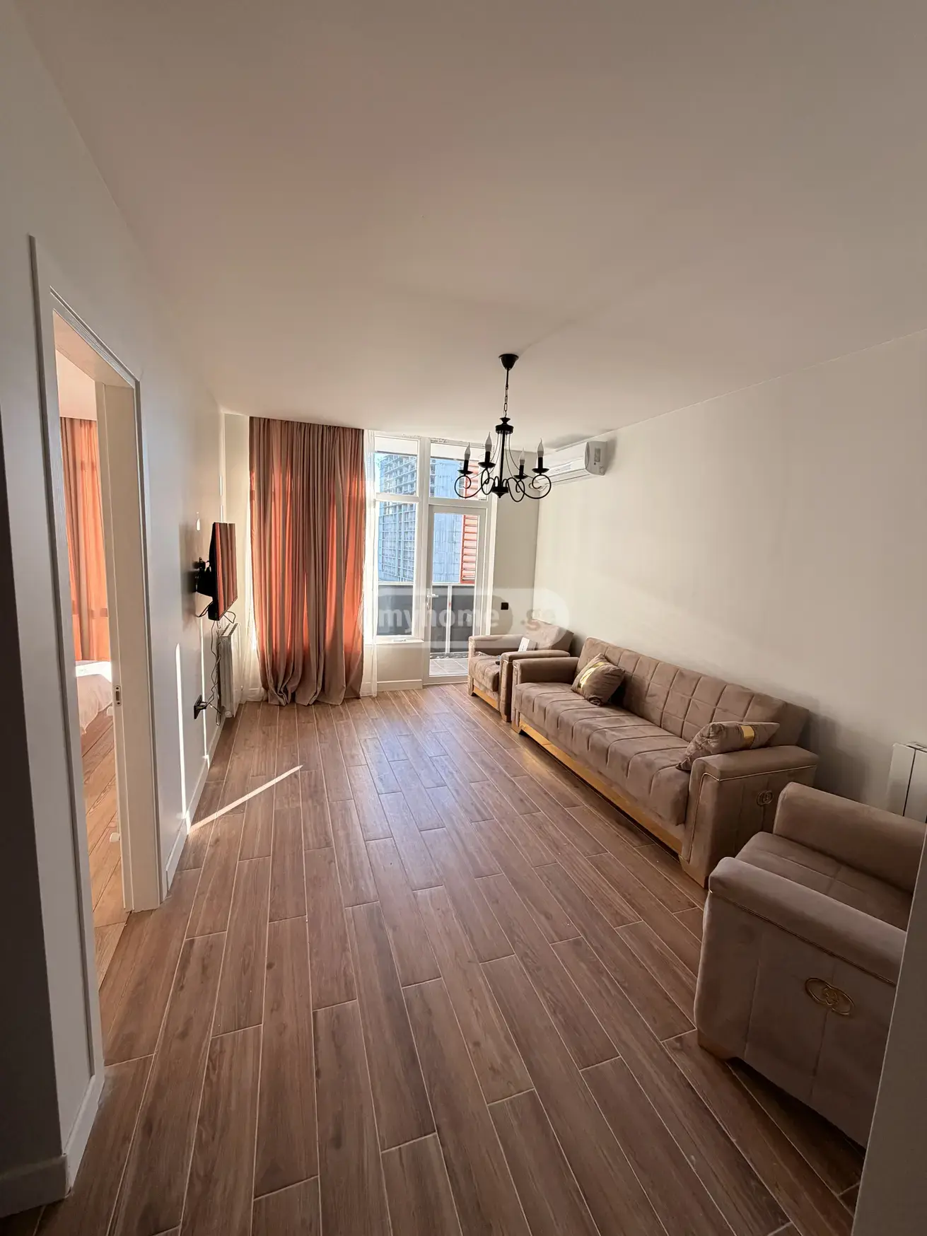 2 Room Apartment For Rent Aeroportis Ubani, In Batumi view 1