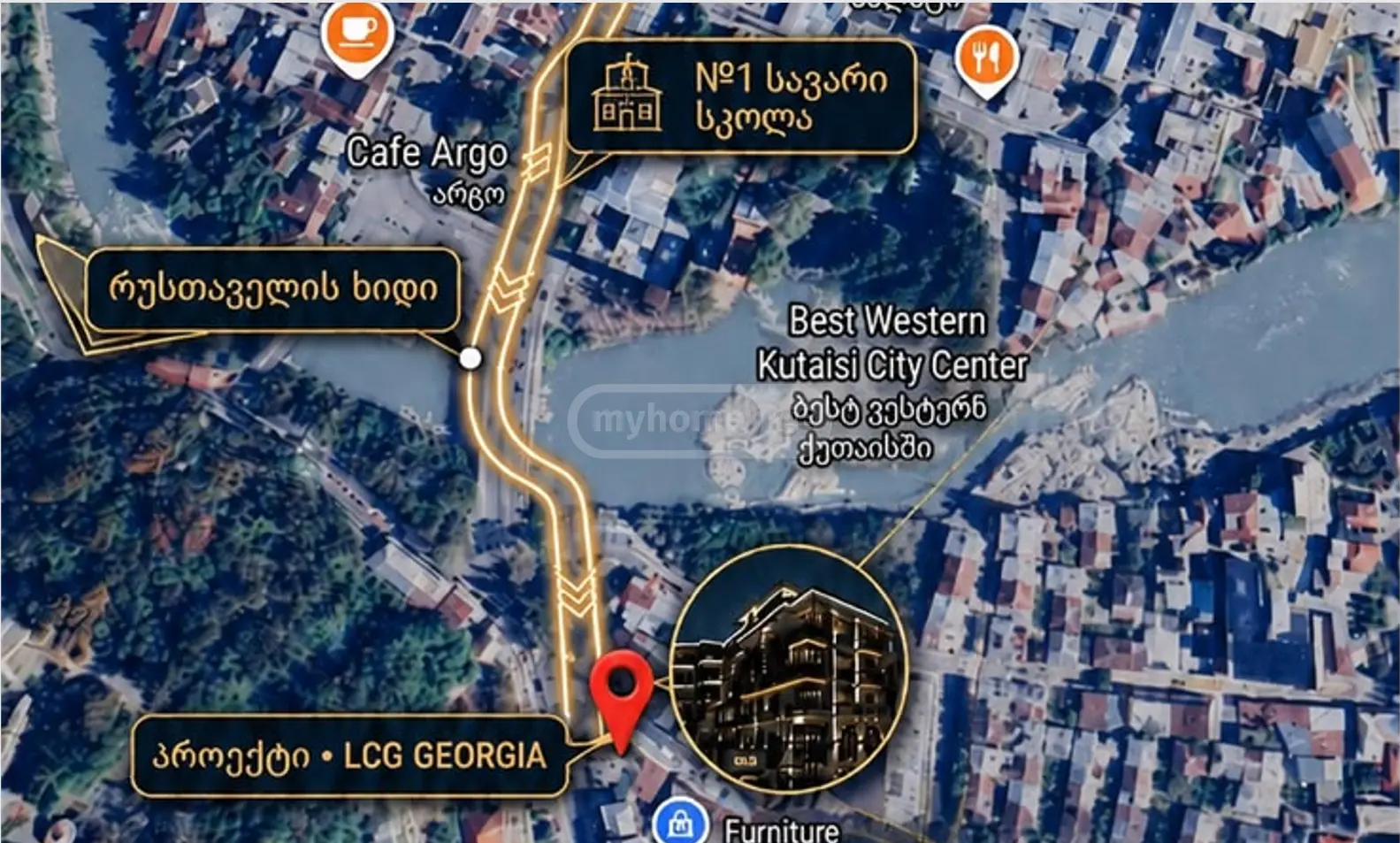 Office Commercial Area For Sale Mepetubani, In Qutaisi view 6