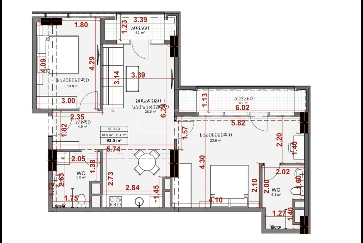 3 Room Apartment For Sale view 7