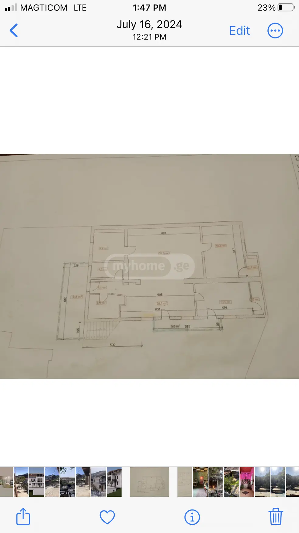 10+ Room Private House For Sale In Sololaki view 7