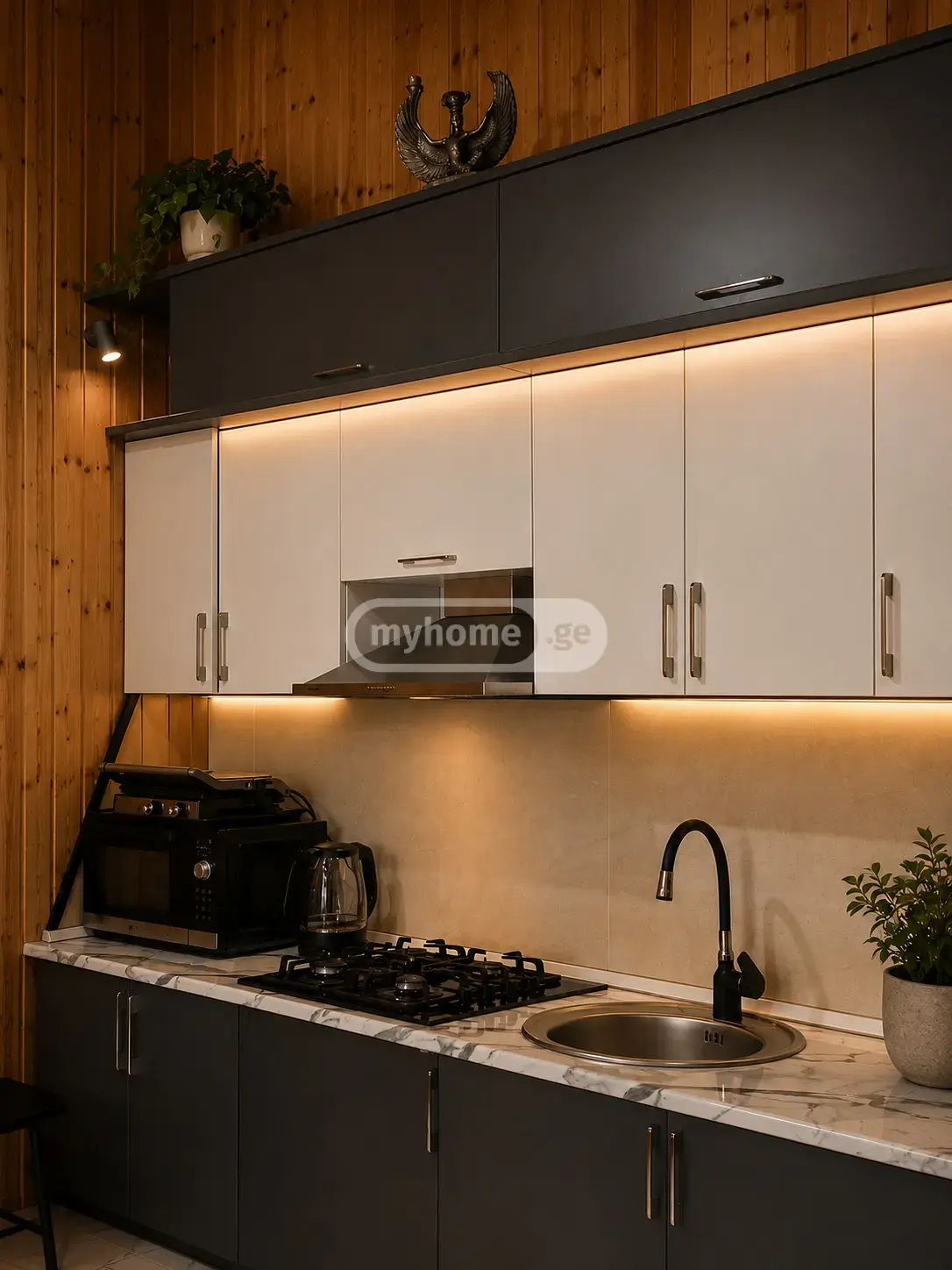3 Room Private House For Rent In Makhinjauri, In Batumi view 1