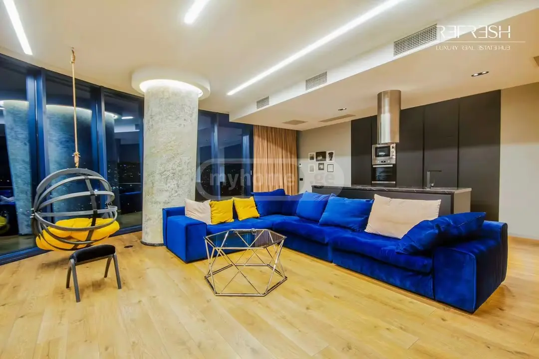 King David Residences: 2-Room Penthouse, 107.2 M² | Korter.Ge view 41