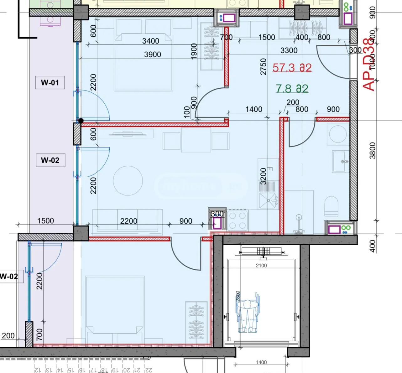 3 Room Apartment For Sale view 10